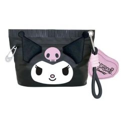Podróżna torba toaletowa Cerda Hello Kitty Kuromi. Czarne torby podróżne damskie Cerda, bez wzorów, z materiału. Za 149.50 zł.