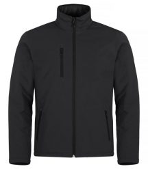 Clique Pikowana Kurtka Softshell – Polar Laminowany, Czarna – Black. Czarne kurtki męskie CLIQUE, l, bez wzorów, z polaru, bez kaptura. Za 307.84 zł.