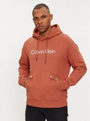 Calvin Klein Bluza Hero K10K111345 Pomarańczowy Relaxed Fit. Brązowe bluzy męskie Calvin Klein, m, bez wzorów, z bawełny, bez ramiączek, bez kaptura. Za 299.99 zł.
