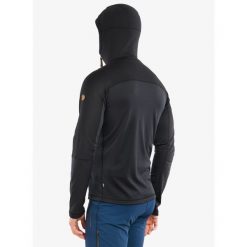 Bluza trekkingowa męska Fjallraven Abisko Trail Fleece. Czarne bluzy męskie Fjällräven, m, bez wzorów, bez ramiączek, bez kaptura. Za 566.99 zł.