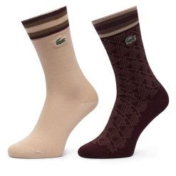 Skarpety długie Lacoste. Skarpety męskie Lacoste, bez wzorów. Za 124.99 zł.
