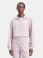 Guess Bluza V6BQ08 K6302 Różowy jasny Regular Fit. Czerwone bluzy damskie Guess, l, z aplikacjami, z syntetyku, bez ramiączek, bez kaptura. Za 344.99 zł.