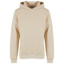 Bluza Z Kapturem Męska Basic Essential. Brązowe bluzy męskie Urban Classics, m, bez wzorów, bez ramiączek, z kapturem. Za 84.99 zł.