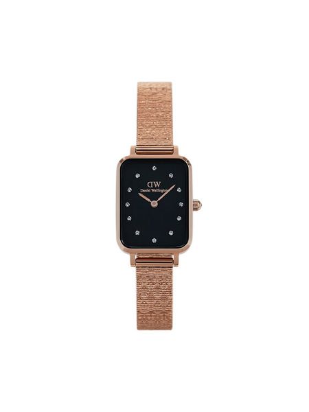 Daniel Wellington Zegarek Quadro Lumine Pressed Piano DW00100579 Złoty. Żółte, analogowe zegarki damskie Daniel Wellington, złote. Za 779.99 zł.