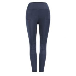 Damskie legginsy jeździeckie Cavallo Lin Grip Rl. Niebieskie legginsy damskie CAVALLO, z aplikacjami. Za 284.65 zł.