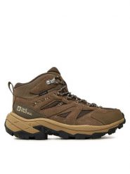 Jack Wolfskin Trekkingi Vojo Tour Mid W A62071 Brązowy. Brązowe obuwie trekkingowe damskie Jack Wolfskin, ze skóry, bez zapięcia. Za 649.99 zł.