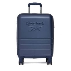 Walizka kabinowa Reebok. Niebieskie walizki damskie Reebok, bez wzorów. Za 259.99 zł.
