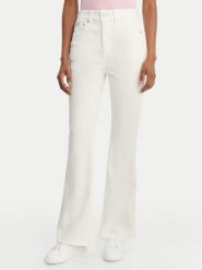 Calvin Klein Jeans Jeansy LV047F746G Biały Flare Fit. Białe jeansy damskie Calvin Klein Jeans, bez wzorów, z bawełny. Za 529.99 zł.