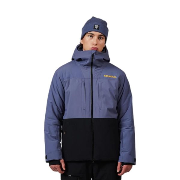 Kurtka narciarska Rossignol Outerlimits. Niebieskie kurtki sportowe męskie Rossignol, na zimę, l, bez wzorów, z syntetyku, bez kaptura, narciarskie, primaloft. Za 1,155.99 zł.
