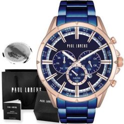Zegarek męski Paul Lorens LUXURY-6F3 Z GRAWEREM. Zegarki męskie Paul Lorens, bez wzorów. Za 331.33 zł.