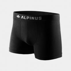 Bokserki bawełniane męskie Alpinus Guana. Czarne bokserki męskie Alpinus, bez wzorów, z bawełny. Za 45.00 zł.