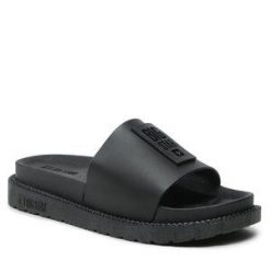 Klapki Big Star Shoes. Czarne klapki damskie BIG STAR SHOES, bez wzorów, retro, bez obcasa, bez zapięcia. Za 79.99 zł.