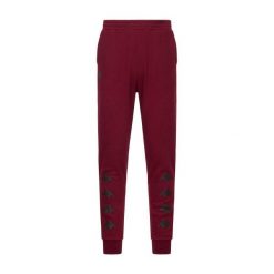 Spodnie dresowe Kappa Gelci. Czerwone spodnie sportowe męskie Kappa, m, bez wzorów, z dresówki. Za 266.00 zł.