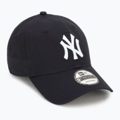 Czapka z daszkiem New Era League Essential 9Twenty New York Yankees. Niebieskie czapki damskie New Era, na zimę, bez wzorów. Za 109.99 zł.