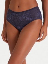 Triumph Figi klasyczne z wysokim stanem Amourette Charm 10216997 Granatowy. Niebieskie majtki damskie Triumph, z syntetyku. Za 99.99 zł.