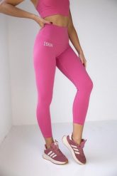 Legginsy z wysokim stanem Pilates różowe. Czerwone legginsy damskie 2SkIN, bez wzorów, z materiału. Za 219.00 zł.