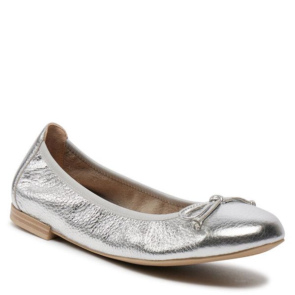 Baleriny Caprice. Szare balerinki damskie Caprice, bez wzorów, bez obcasa, bez zapięcia. Za 199.99 zł.