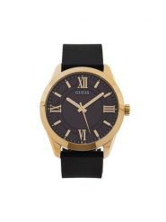 Guess Zegarek Elliot GW0894G2 Czarny. Czarne, analogowe zegarki męskie Guess, z aplikacjami. Za 479.99 zł.