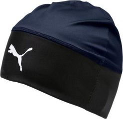 Czapka treningowa uniseks Puma Liga. Czarne czapki damskie Puma, bez wzorów, z elastanu, sportowe. Za 65.99 zł.