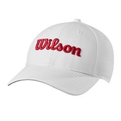 Czapka z daszkiem Wilson Tour. Białe czapki damskie Wilson, bez wzorów, eleganckie. Za 163.50 zł.
