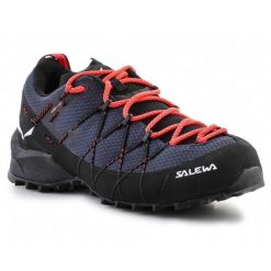 Buty Salewa Wildfire 2 61405-3965 niebieskie. Niebieskie obuwie trekkingowe damskie z syntetyku, bez zapięcia. Za 962.61 zł.