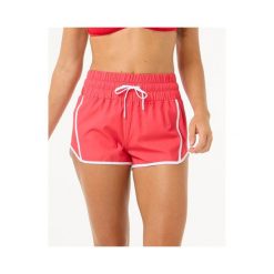 Spodenki surfingowe damskie Rip Curl High Waist Retro Volley 3" Czerwony. Czerwone szorty damskie Rip Curl, bez wzorów, retro, z podwyższonym stanem. Za 139.00 zł.