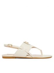 Liu Jo Sandały Sandy 10 SA6131 P0102 Biały. Białe sandały damskie Liu Jo, bez wzorów, ze skóry, bez obcasa, na płaskiej podeszwie, bez zapięcia. Za 469.99 zł.