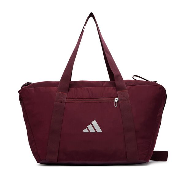 Torebka adidas. Czerwone shopperki damskie Adidas, bez wzorów, bez dodatków. Za 149.99 zł.