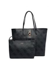 Guess Torebka Erenia HWSO78 38240 Szary. Szare shopperki damskie Guess, z aplikacjami, ze skóry, bez dodatków. Za 539.99 zł.
