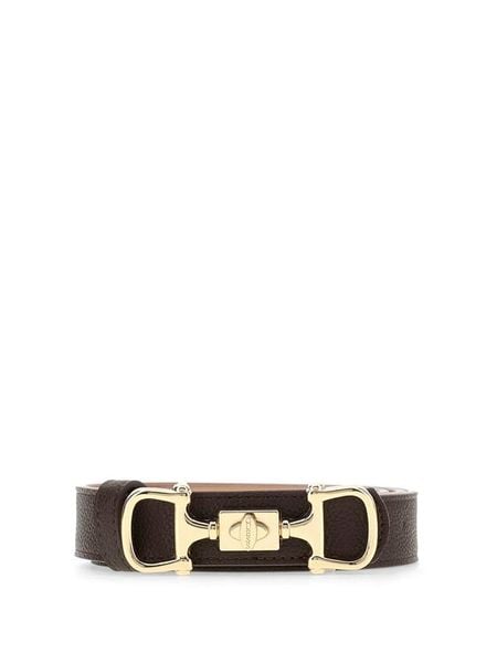 Guess Pasek 184743 Brązowy. Brązowe paski damskie Guess, z aplikacjami, ze skóry. Za 194.99 zł.