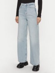 Calvin Klein Jeansy K20K208023 Niebieski Wide Leg. Niebieskie jeansy damskie Calvin Klein, bez wzorów, z bawełny. Za 359.99 zł.