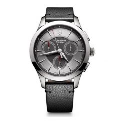 RABAT ZEGAREK VICTORINOX SWISS ARMY ALLIANCE CHRONOGRAPH 241748. Szare zegarki męskie VICTORINOX, bez wzorów, ze stali. W wyprzedaży za 1,590.00 zł.