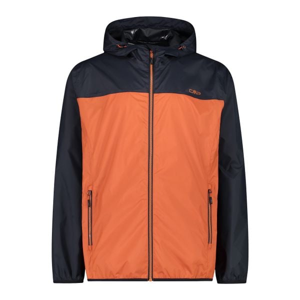 Kurtka wodoodporna CMP. Brązowe kurtki męskie CMP, s, bez wzorów, z materiału, z kapturem. Za 159.99 zł.