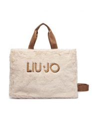 Liu Jo Torebka 2F6037 E0218 Beżowy jasny. Brązowe shopperki damskie Liu Jo, bez wzorów, z materiału, bez dodatków. Za 469.99 zł.