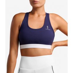 Stanik Fitness Pro 2.0 Navy. Niebieskie bielizna sportowa damska NORDICDOTS, m, bez wzorów, z elastanu. Za 150.00 zł.