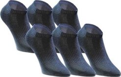 Skarpetki Tastiq 6-pack Giftbox granatowe 35-38. Niebieskie skarpetki damskie Erima, bez wzorów, z bawełny. Za 120.99 zł.