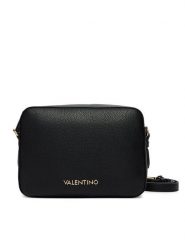 Valentino Torebka Brixton VBS7LX07 Czarny. Czarne listonoszki damskie Valentino, bez wzorów, ze skóry, bez dodatków. Za 379.99 zł.