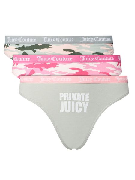 Juicy Couture Komplet stringów JCTTH225957 Kolorowy. Majtki damskie Juicy Couture, z bawełny. Za 139.99 zł.