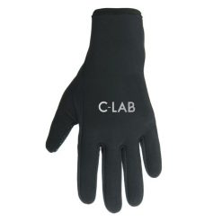 Zimowe rękawiczki rowerowe - Alps - Czarne. Czarne rękawiczki damskie C-LAB, na zimę, bez wzorów. W wyprzedaży za 131.25 zł.