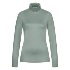 Damski sweter z golfem ELT Madisson. Niebieskie swetry nierozpinane damskie ELT, na zimę, bez wzorów, bez kołnierzyka, bez ramiączek. Za 174.00 zł.