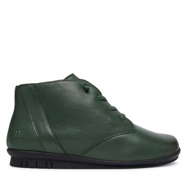 Botki Josef Seibel. Niebieskie botki damskie Josef Seibel, bez wzorów, bez obcasa, na płaskiej podeszwie, bez zapięcia. Za 489.99 zł.