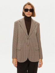 Weekend Max Mara Marynarka Veletta 2425916051 Brązowy Regular Fit. Brązowe marynarki i żakiety damskie Weekend Max Mara, bez wzorów, z syntetyku, bez kołnierzyka, bez ramiączek. Za 1,049.00 zł.