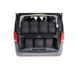 Torby Do Bagażnika Mercedes-Benz Eqv Extra Long 2020+ 7Szt Kjust. Czarne torby podróżne damskie KJUST, bez wzorów. Za 2,508.00 zł.