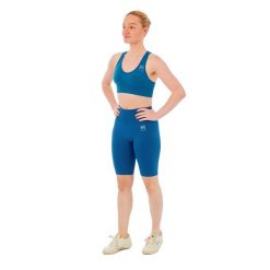 Damski zestaw sportowy Xtreme - spodenki sportowe + top sportowy - Niebieski. Niebieskie obuwie sportowe damskie XTREME SOCKSWEAR, bez wzorów, bez zapięcia, na fitness i siłownię. Za 172.99 zł.