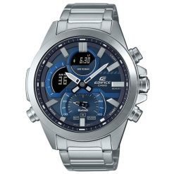 Zegarek Męski Casio ECB-30D-2AEF. Niebieskie zegarki męskie Casio, bez wzorów. Za 720.10 zł.