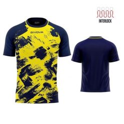 Koszulka Sportowa Givova Art 2XL - Fluo Żółty/Niebieski. Niebieskie koszulki sportowe damskie Givova, xl, bez wzorów, z poliesteru, bez ramiączek, do piłki nożnej. W wyprzedaży za 80.35 zł.