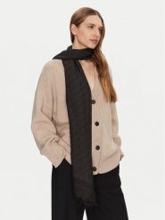 Guess Szal AW5278 MOD03 Czarny. Czarne rękawiczki damskie Guess, z aplikacjami, z materiału. Za 259.99 zł.
