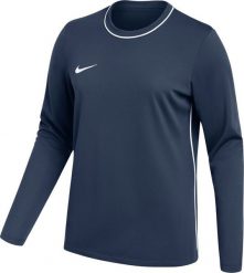 Koszulka damska Nike Dri-Fit Park 26 Crew Top granatowa HM7167 410 XS. Bluzki damskie Nike, xs, bez wzorów, bez kołnierzyka, bez ramiączek. Za 117.71 zł.