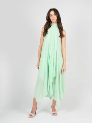 Patrizia Pepe Sukienka | 8A1215/AD08 | Kobieta | Zielony. Zielone sukienki damskie Patrizia Pepe, na co dzień, bez wzorów, z poliesteru, eleganckie, z asymetrycznym kołnierzem, bez ramiączek, asymetryczne. W wyprzedaży za 599.00 zł.