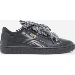 Puma - Buty Basket Heart. Czarne obuwie sportowe damskie Puma, bez wzorów, z gumy, z okrągłym noskiem, bez zapięcia, Adidas Advantage, climacool (adidas). W wyprzedaży za 159.90 zł.